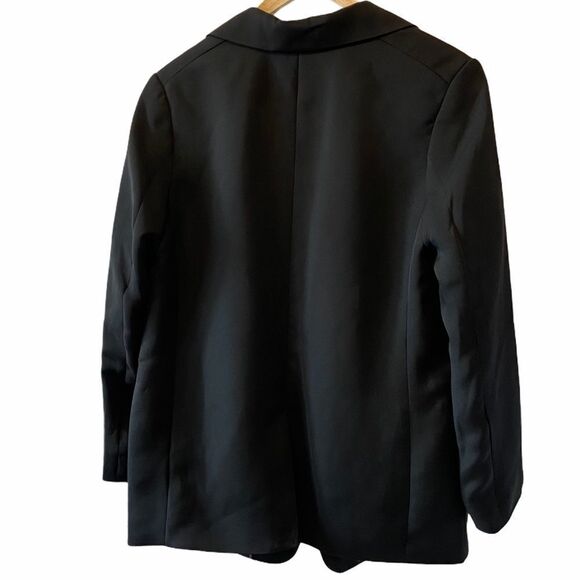 MENS H&M Black Single Breasted One Button Blazer - Picture 4 of 10